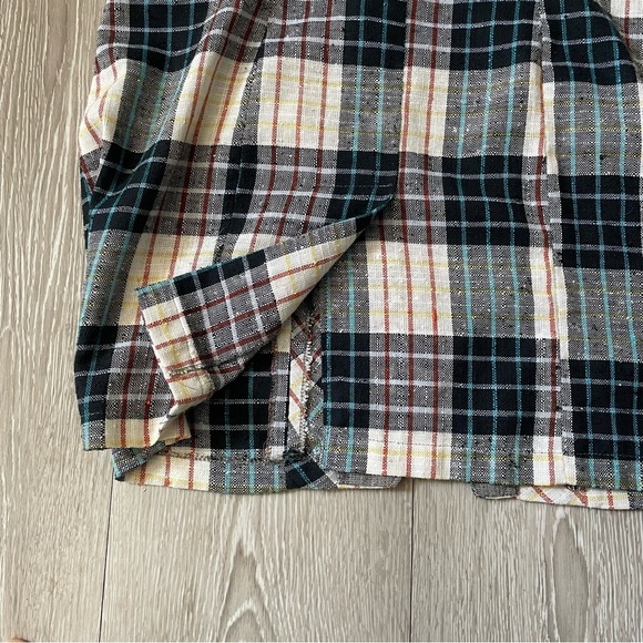 80s 90s Vintage Sorrena Tokyo 9 Blazer Suit Dress Plaid Long Sleeve Size Small - Picture 9 of 9